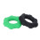 2x Fingerkrafttrainer Silikon 50lb, Dunkelgrün/Schwarz 2