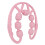 Rullo Massaggio Gambe 7 Rotelle Antidolore Rosa 2