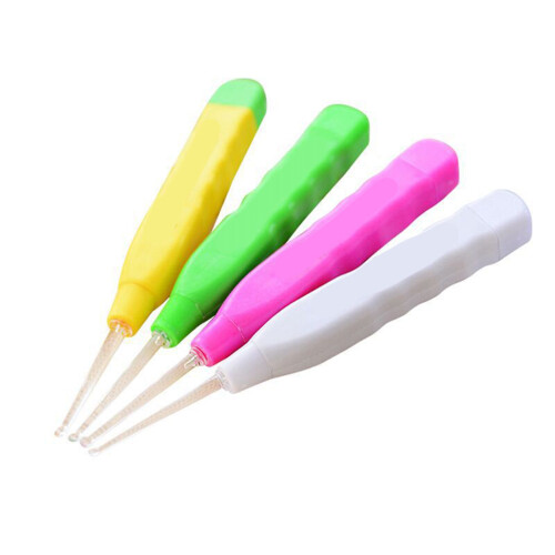Pulitore Orecchie LED Neonato 3 Cucchiaini Cerume 2