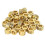 (Gold) 30x Mode-Bartperlen DIY-Aluminiumgeflecht Silber 2