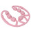 Rullo Massaggio Gambe 7 Rotelle Antidolore Rosa 5