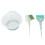 3pcs Hair Dye Kit Brush Bowl Double Side Mixing Tool 1