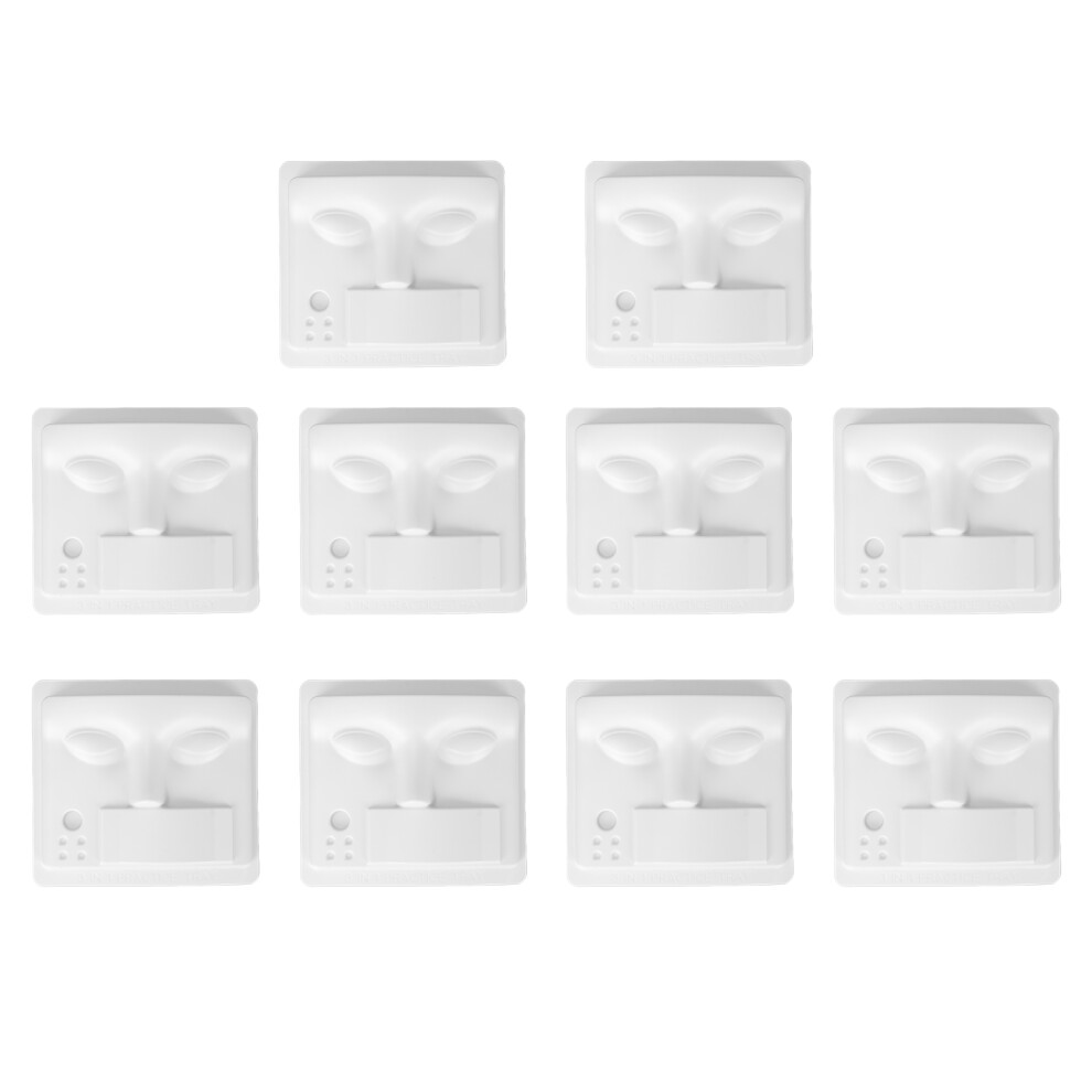 10PCS Eyelash Extension Mannequin Head Practice Grafting Face Support