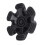 Walking Cane Tip 6-Pillar Silicone Anti-Slip 22mm 3
