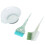 3pcs Hair Dye Kit Brush Bowl Double Side Mixing Tool 4