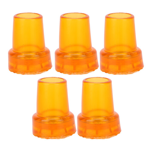 (Translucent Yellow) 5PCS 22mm Single Angle Yellow Cane Tips 2
