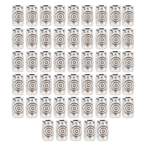 50x Vintage Legierung Bartperlen Schmuckzubehör