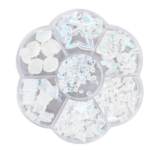 3D Glitter Nageldecoratie Hars Voor Dames 1