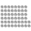 50x Multifunktions-Legierung Haarrohrperlen Armreif 4