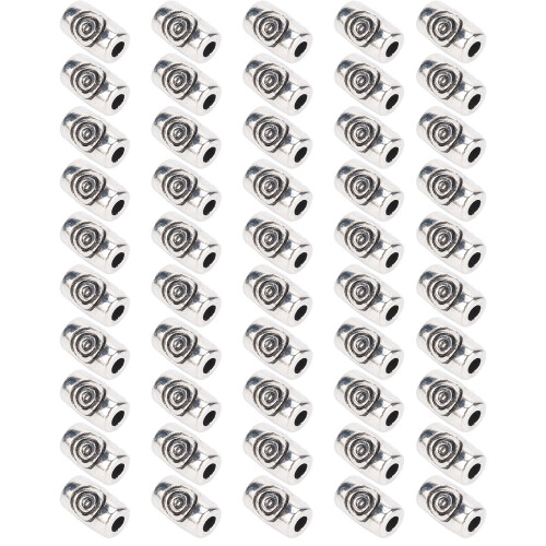 50x Vintage Legierung Bartperlen Schmuckzubehör 2