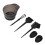 (Black) Haarkleur Set Draagbare Oorkap Verfkwast Mengkom 3