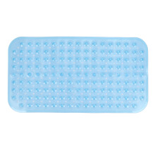 (38 X 70cm / 14.96 X 27.56in) Badewannen-Duschmatte PVC rutschfest transparent blau 38x70cm