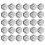 30x Silberne Bartperlen Dreadlocks DIY Armreif 5