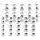 50x Alu-Haarperlen Flechtarmband DIY Schmuck 5