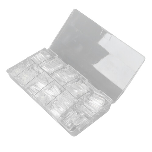 500x transparante nageltips DIY set 2