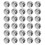 30x Silberne Bartperlen Dreadlocks DIY Armreif 3
