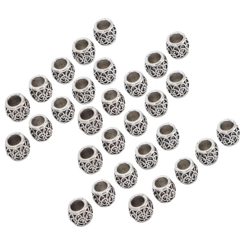 30x Vintage Bartperlen DIY Schmuckarmband Zubehör 2