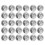 30x Silberne Bartperlen Dreadlocks DIY Armreif 2