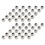 50x Alu-Haarperlen Flechtarmband DIY Schmuck 2