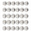 30x Retro Bartperlen Zöpfe Schmuck DIY Armband Halskette 3