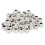 50x Alu-Haarperlen Flechtarmband DIY Schmuck 4