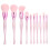 10pcs Soft Makeup Brushes Pink Eye Shadow 2