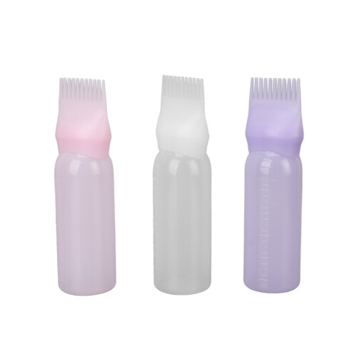 3pcs Hair Dye Applicator Bottle Portable Root Comb for Styling 1