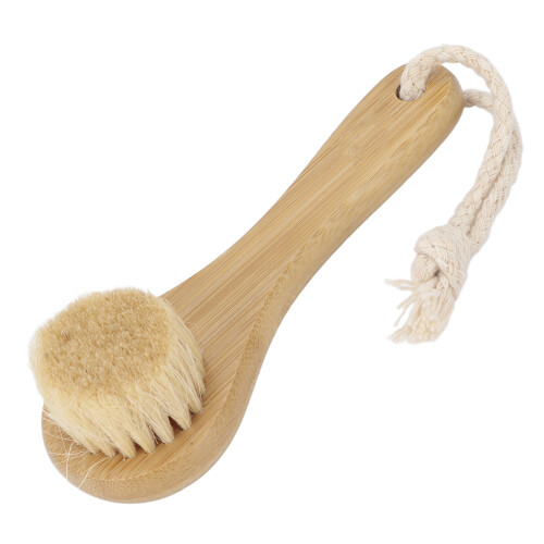 Spazzola Massaggio Legno Portatile per Viso e Corpo 2