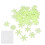 (Green) 50x Luminescente muurstickers 1