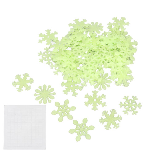 (Green) 50x Luminescente muurstickers