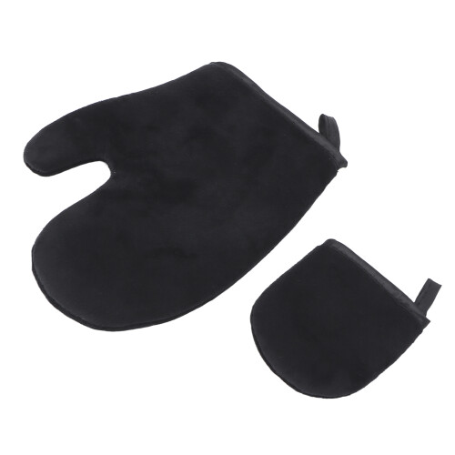 2pcs Self Tanning Mitt Set Washable Reusable Lotion Applicator 2