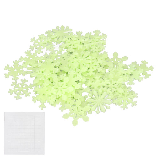 (Green) 50x Luminescente muurstickers 2