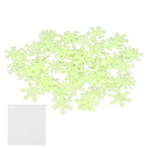 (Green) 50x Luminescente muurstickers 1
