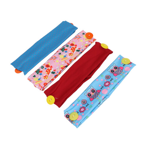 (TZ77-5) 4x Brede sport hoofdband 2