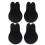 (L) 4x Adhesive Pasties Washable Reusable Bra 1