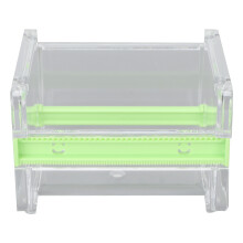 (Green) Transparenter Klebebandspender mit Sichtfenster Grün