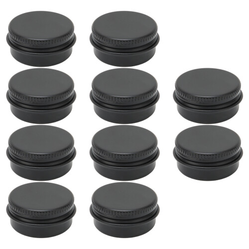 (10ml) 10pz Barattoli Alluminio 10ml Ricaricabili