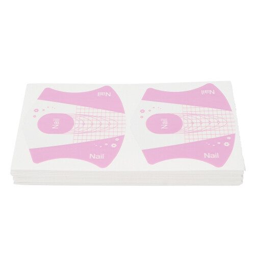100x Wiederverwendbar Selbstklebend Nail Art Guide Sticker