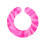 Silikon-Wasserdichter Friseurumhang, Rosa 1