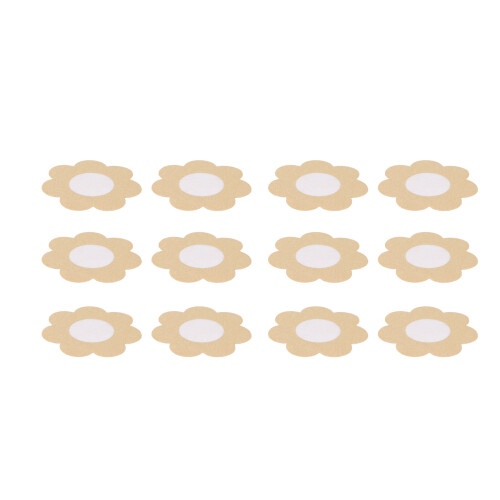 20x Einweg Brustpflaster hellbeige klebend Nippelabdeckung 2