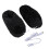 USB-Heizschuhe, waschbar, elektrisch, schwarz 5