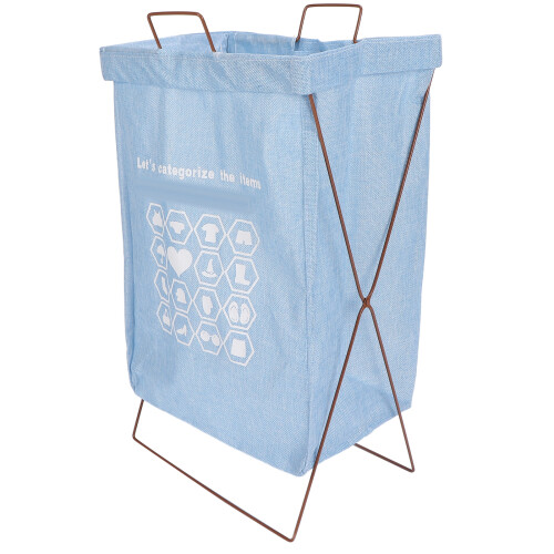 Large Collapsible Laundry Basket with 2 Handles 2