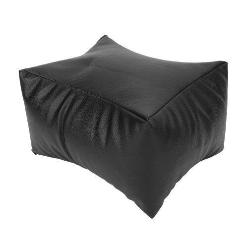 (Black) PU Leather Nail Art Hand Pillow Waterproof Rest 1