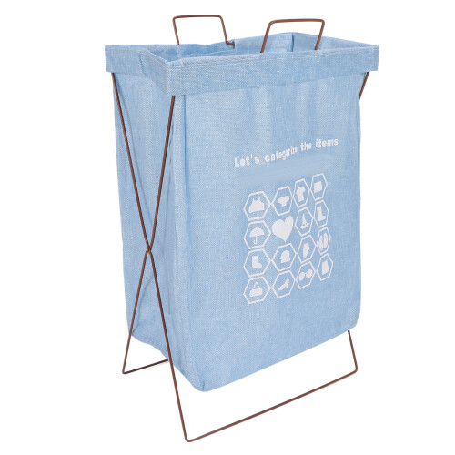 Large Collapsible Laundry Basket with 2 Handles 1