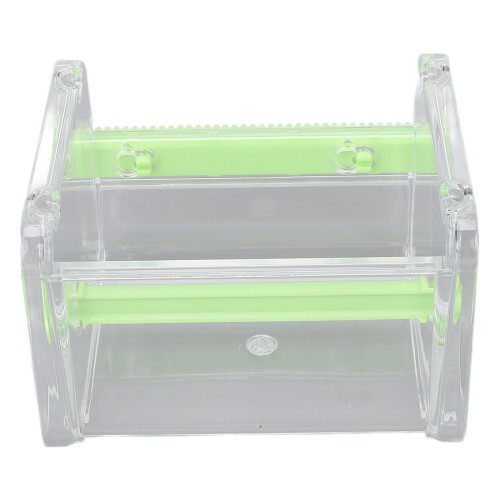 (Green) Transparenter Klebebandspender mit Sichtfenster Grün 2