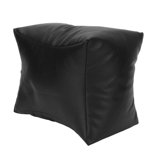 (Black) PU Leather Nail Art Hand Pillow Waterproof Rest 2