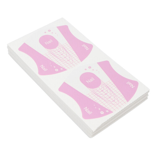 100x Wiederverwendbar Selbstklebend Nail Art Guide Sticker 1