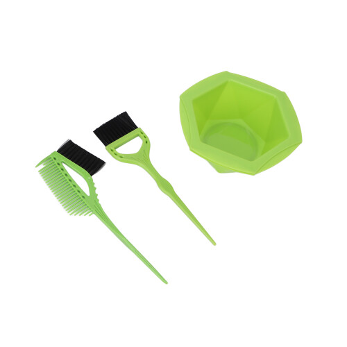 Haarfärbekit mit leichter Plastikbürste 2