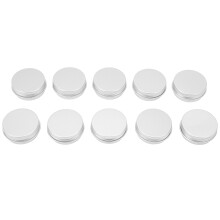 (10ml) 10pcs Aluminum Tins Cans 10ml Candle Storage Jars