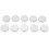 (10ml) 10x 10ml Aluminium Candle Jars 1
